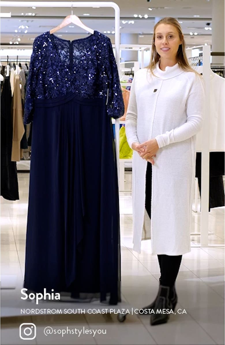 Sequin Bodice Gown, sales video thumbnail