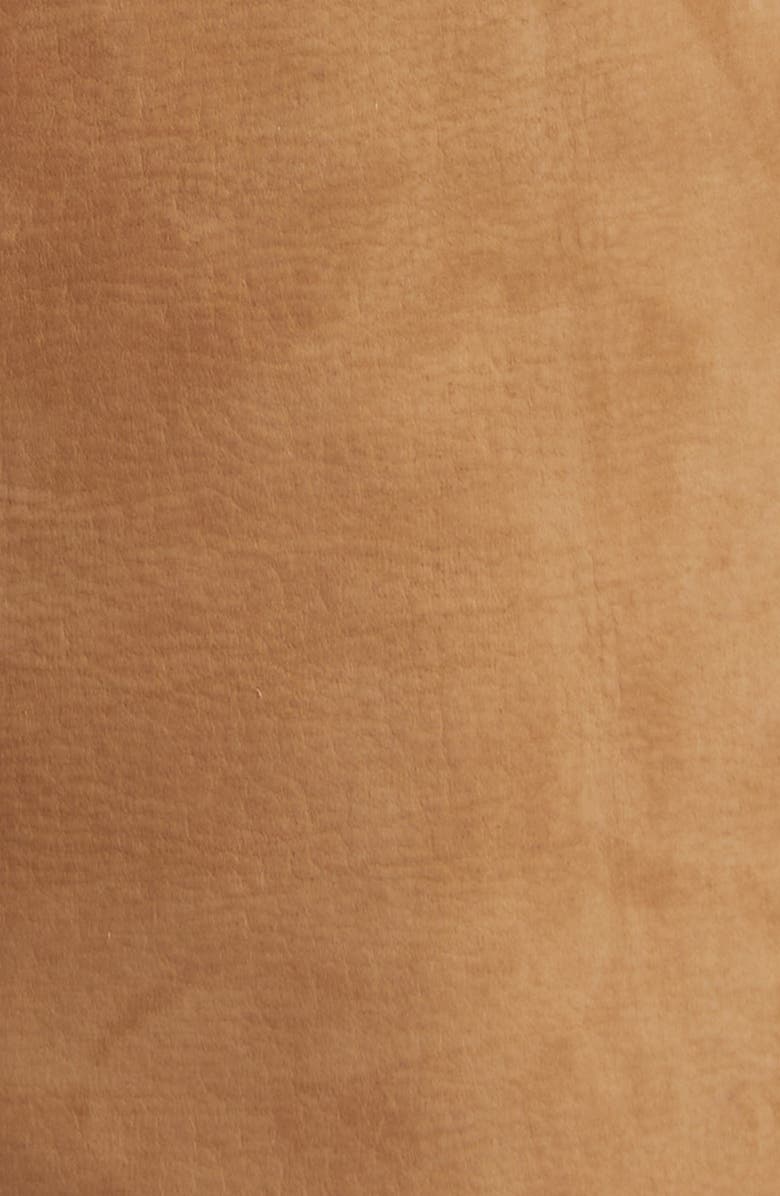 FERRAGAMO Racerback Nubuck Dress, Alternate, color, Clay Chiaro Noce