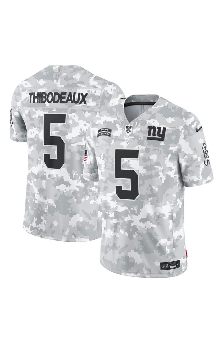 Nike Men's Nike Kayvon Thibodeaux Arctic Camo New York Giants 2024 Salute to Service Limited Jersey, Main, color, 