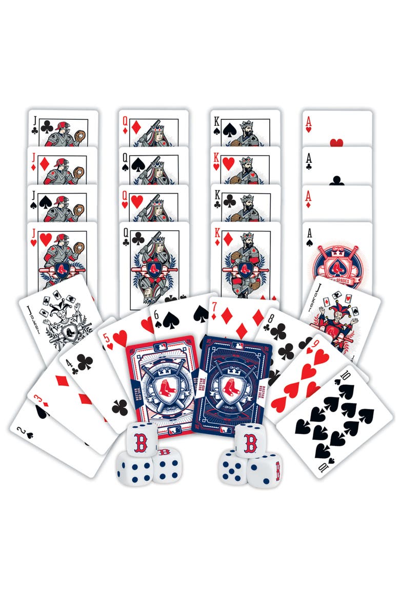 Boston Red Sox Playing Cards & Dice, Alternate, color, Multicolor