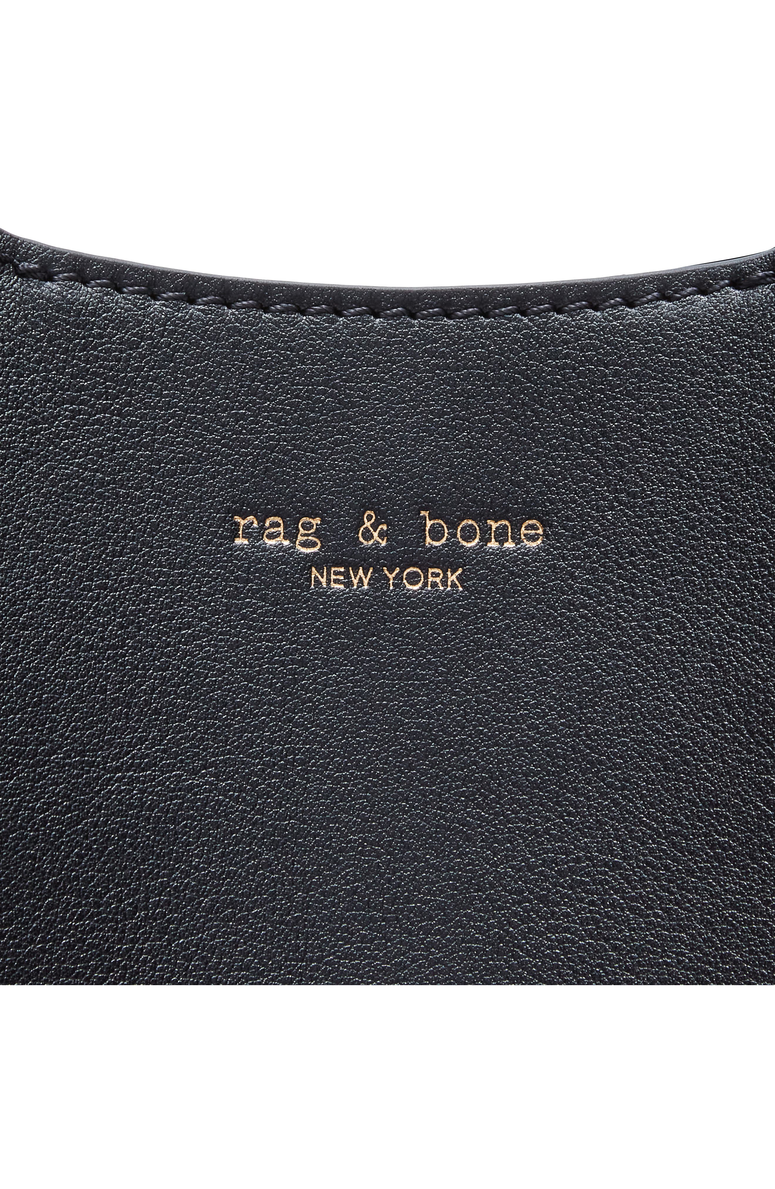 rag & bone Parker Leather Hobo Bag, Alternate, color, 