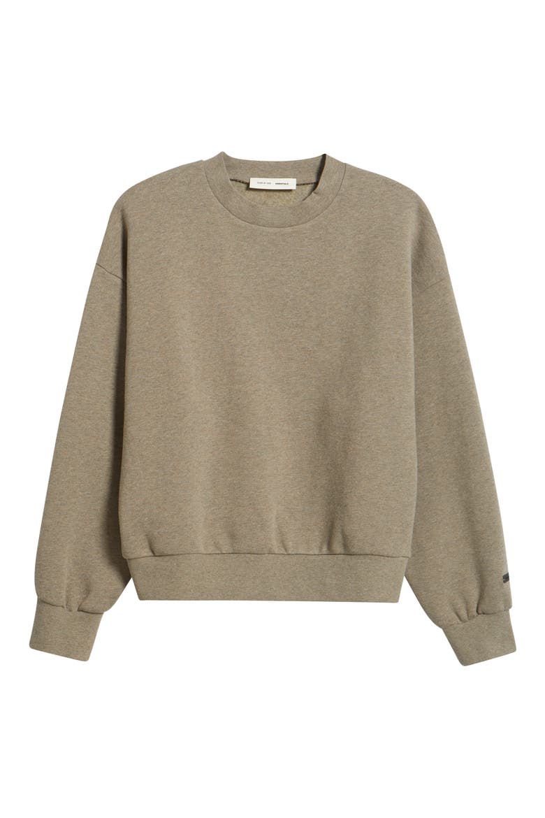 Classic Fit Fleece Crewneck Sweatshirt, Alternate, color, HOMESTEAD HEATHER