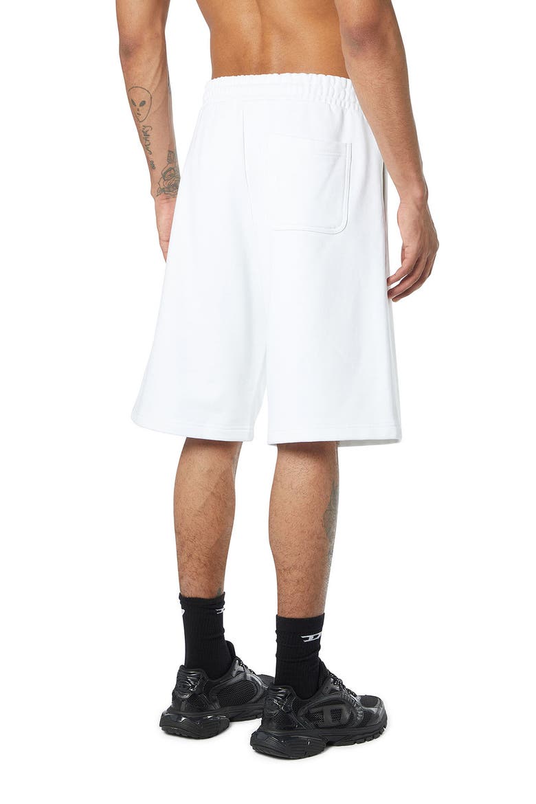 P-Crow-Div Sweat Shorts, Alternate, color, WHITE