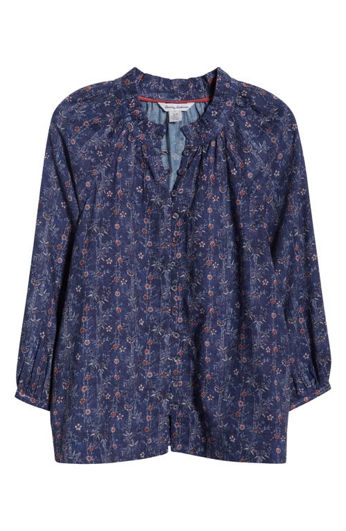 Tommy Bahama Blue Sea Flora Cotton Top