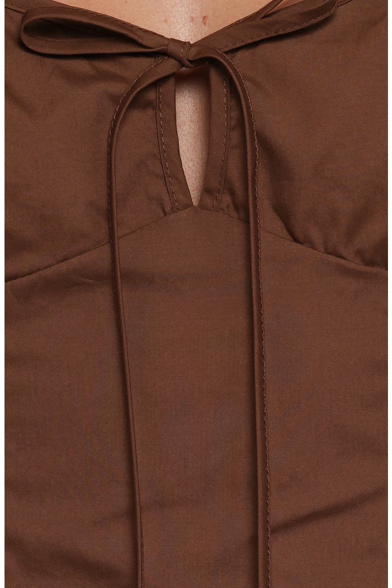Lacey Minidress, Alternate, color, BROWN