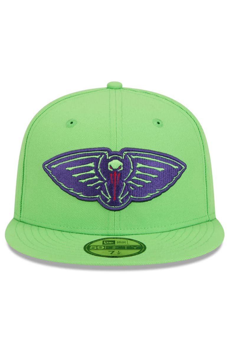 New Era Men's New Era  Green New Orleans Pelicans 2024/25 City Edition Alternate 59FIFTY Fitted Hat, Alternate, color, 
