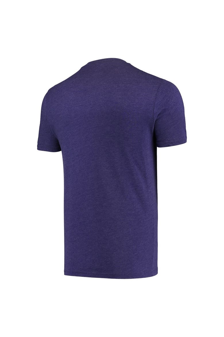 Men's Concepts Sport Heathered Charcoal/Purple Northwestern Wildcats Meter T-Shirt & Pants Sleep Set, Alternate, color, Heather Charcoal