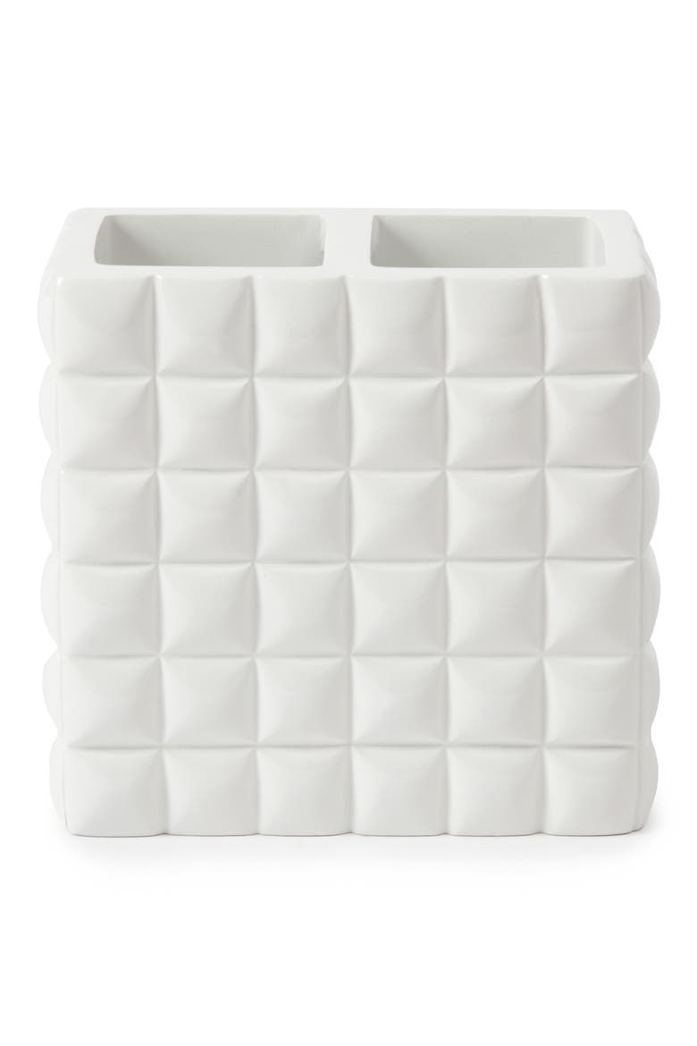 Piazza Toothbrush Holder, Main, color, WHITE