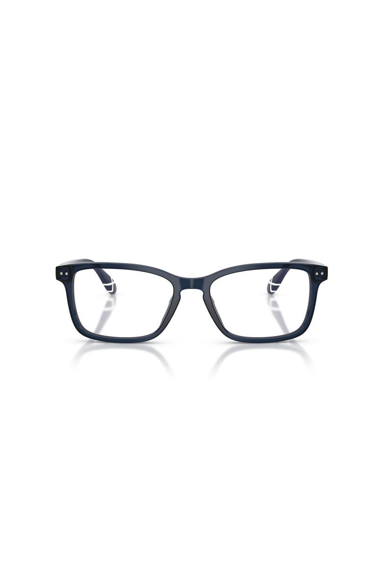 54mm Rectangle optical glasses, Alternate, color, Blue