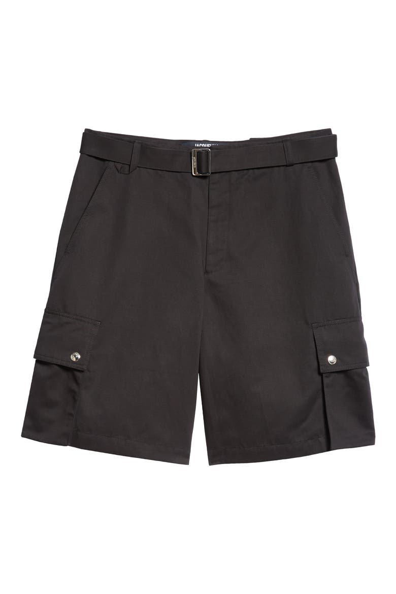 Le Cargo Bermuda Shorts, Alternate, color, BLACK