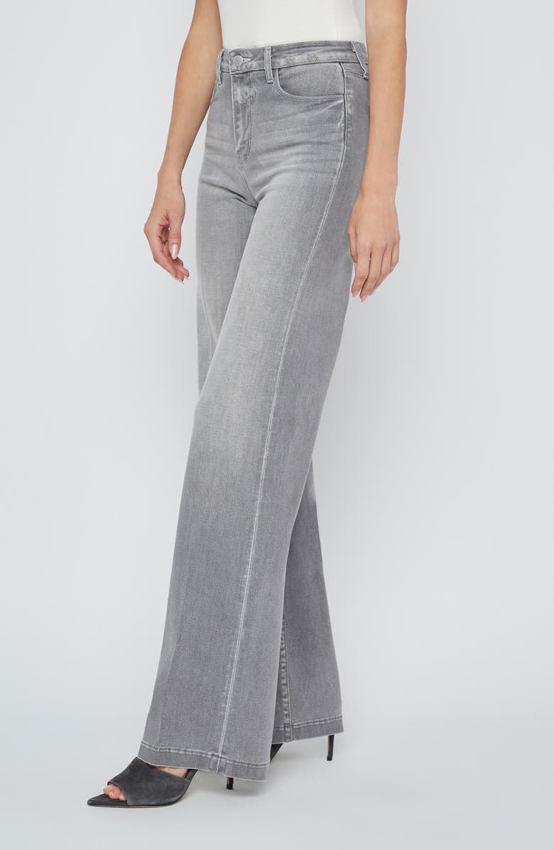 L'AGENCE Clayton High Waist Wide Leg Jeans, Alternate, color, 