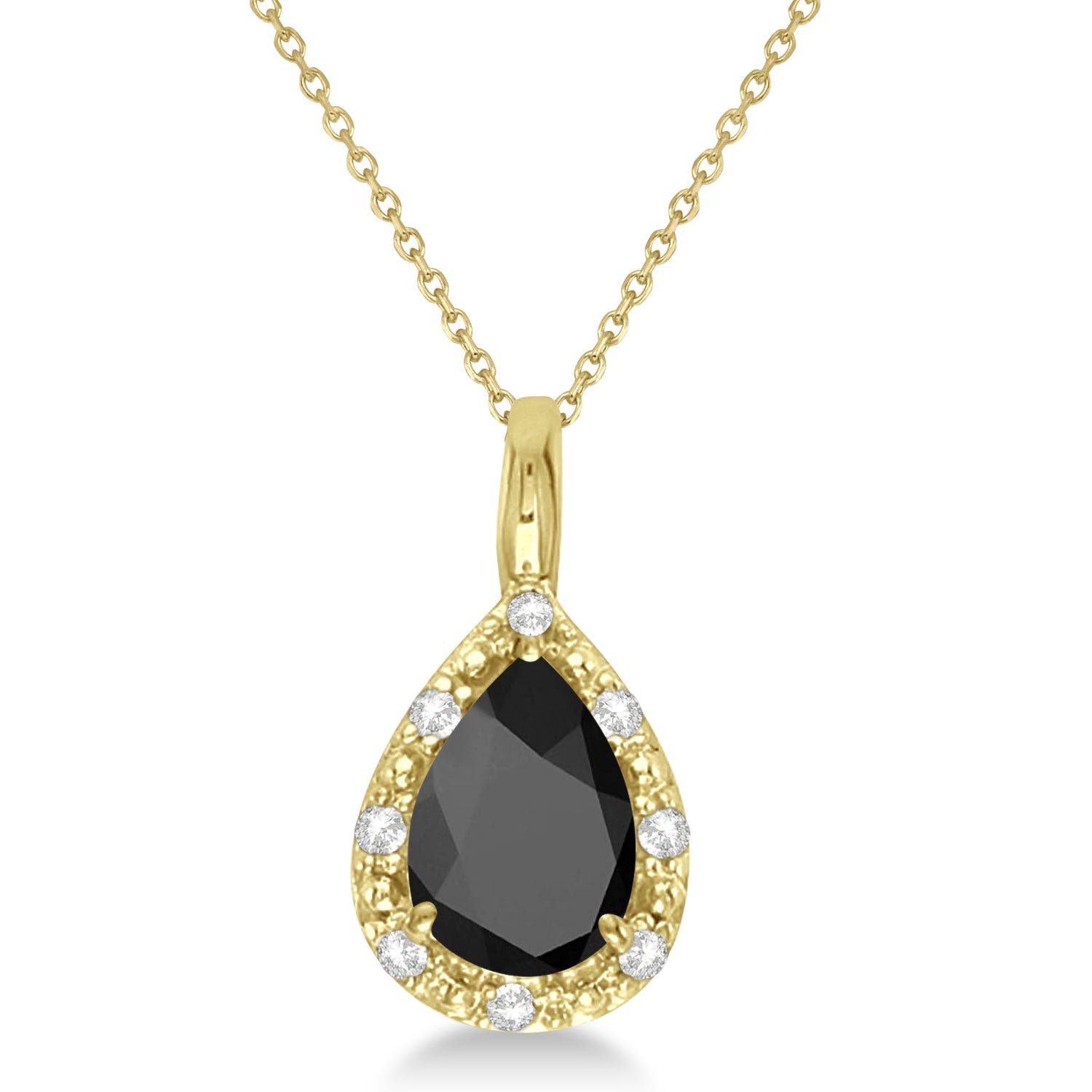 0.85ct, Onyx, Yellow Gold