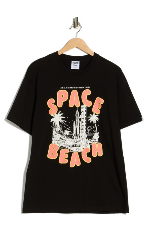 Billionaire Boys Club Space Beach Graphic Short Sleeve T-shirt In Black