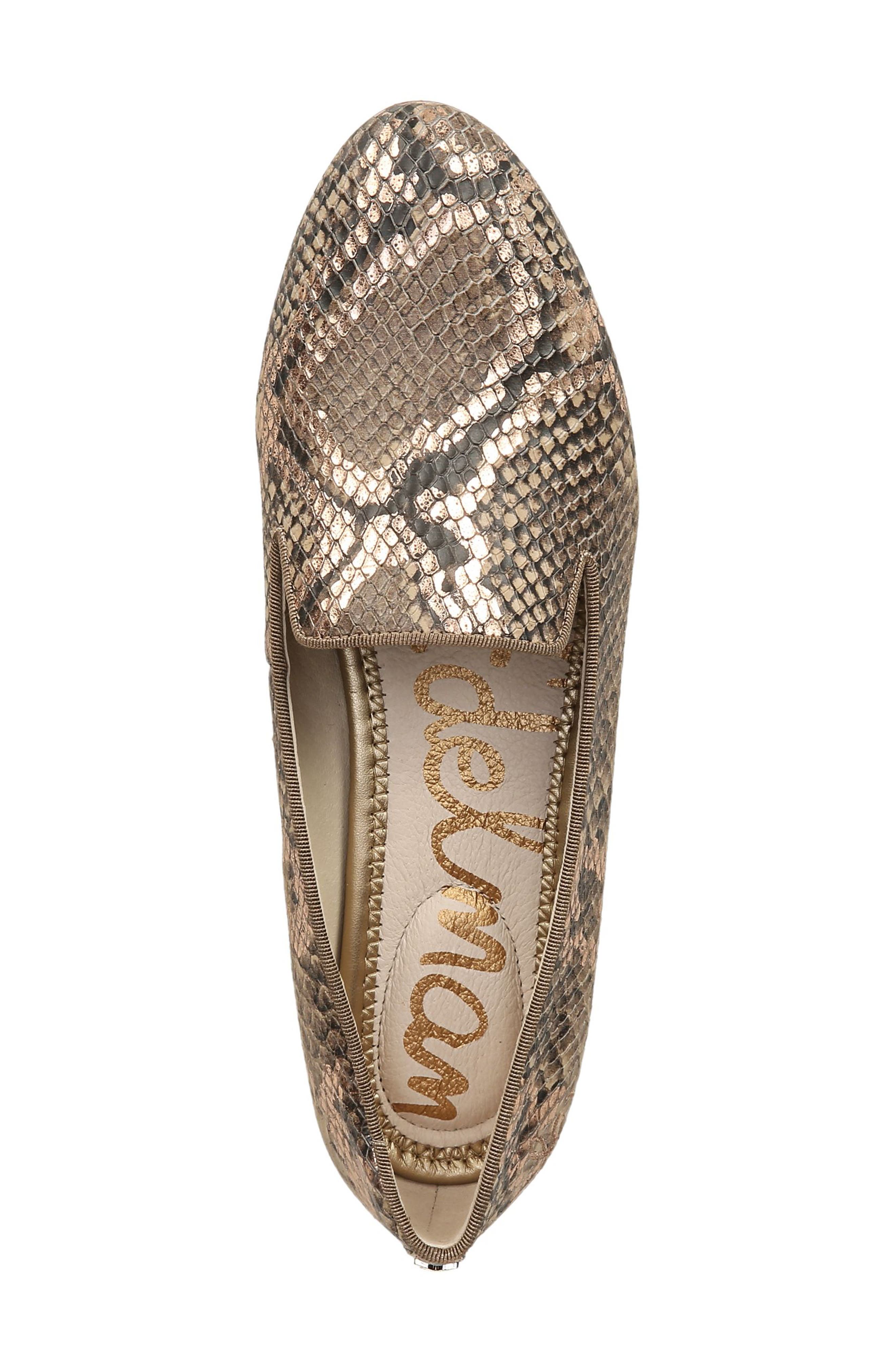 Jordy Flat, Alternate, color, PRALINE MULTI LEATHER