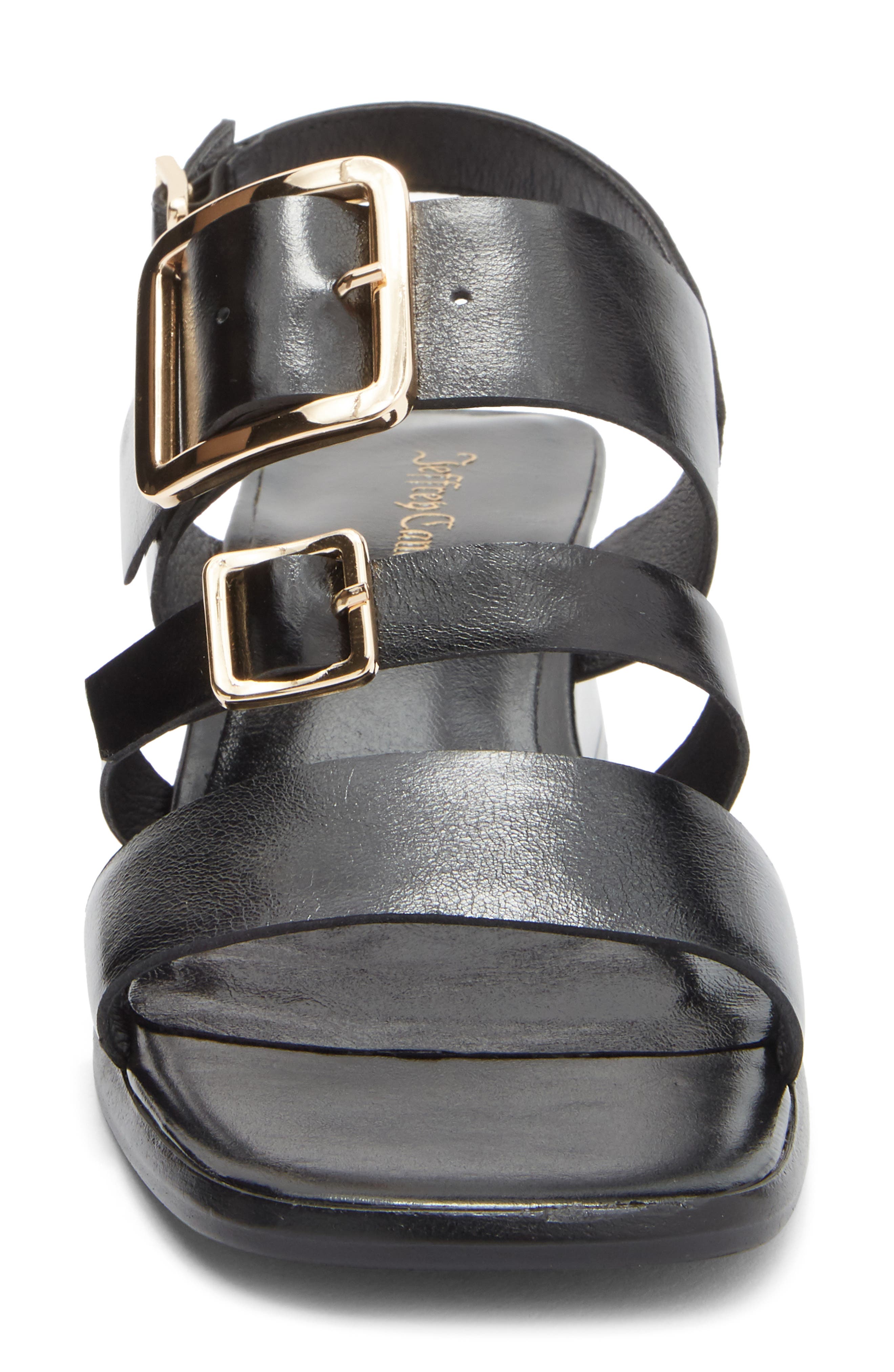 Jeffrey Campbell Righteous Cage Sandal, Alternate, color, Black