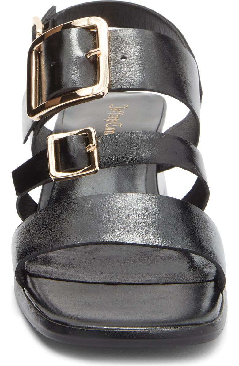 Jeffrey Campbell Righteous Cage Sandal, Alternate, color, Black