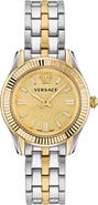 Versace Greca Time Bracelet Watch, 35mm