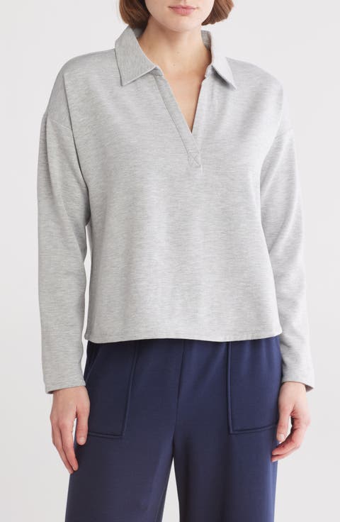 Stella Collared Fleece Pullover