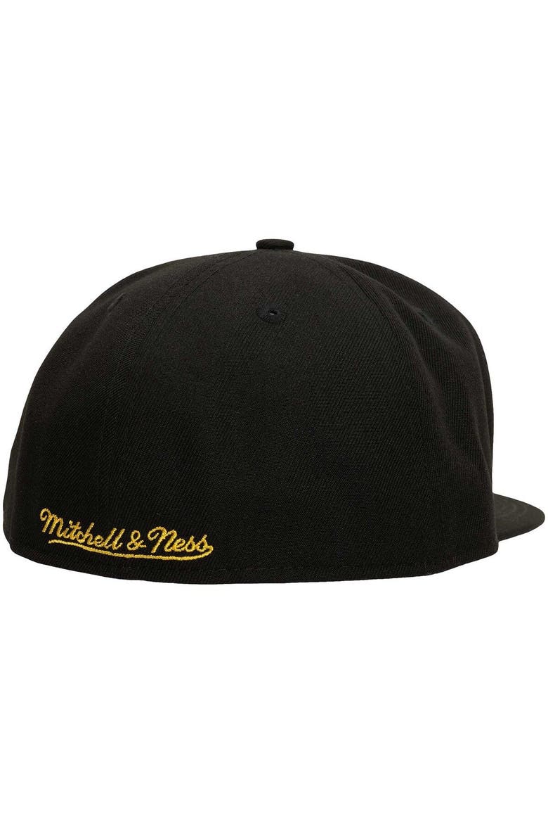 Men's Mitchell & Ness  Black Marquette Golden Eagles Lifestyle Fitted Hat, Alternate, color, Black