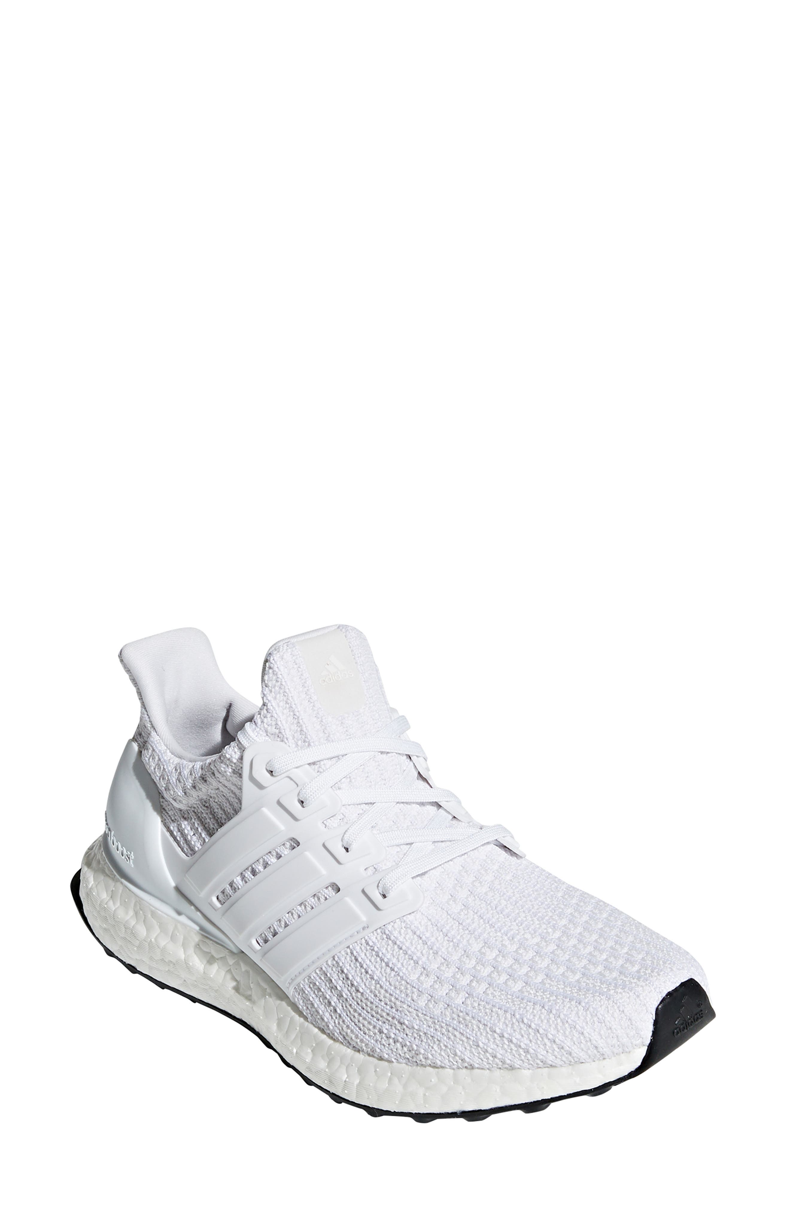 UltraBoost Running Shoe, Main, color, WHITE/ WHITE
