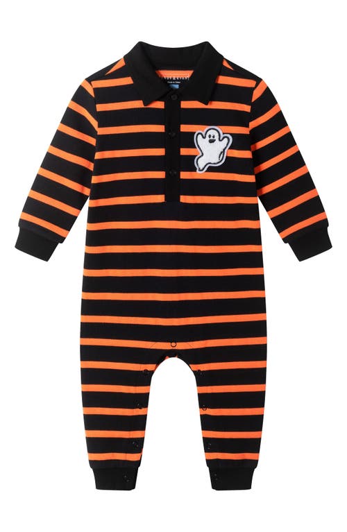 Andy & Evan Halloween Romper In Orange