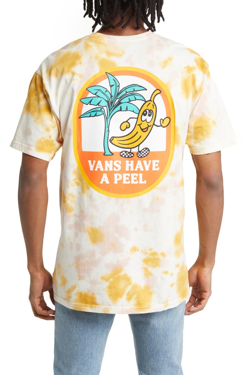 Vans Have A Peel Tie Dye Cotton Graphic T-Shirt, Alternate, color, 