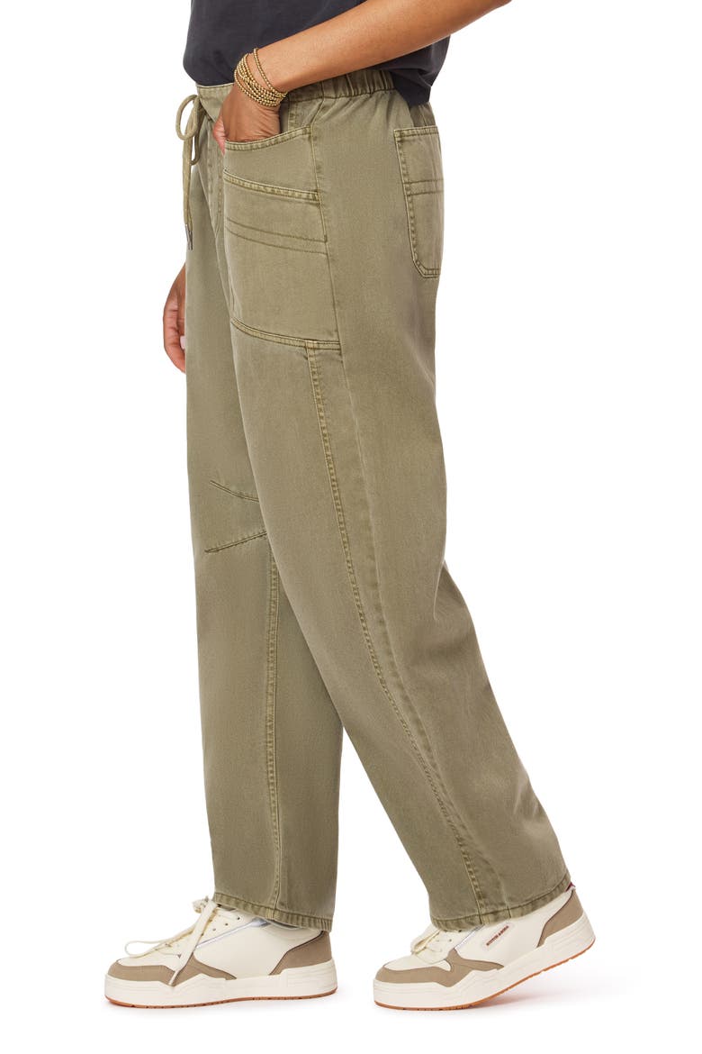 The Arc Pull On Barrel Leg Pants, Alternate, color, MARTINI OLIVE