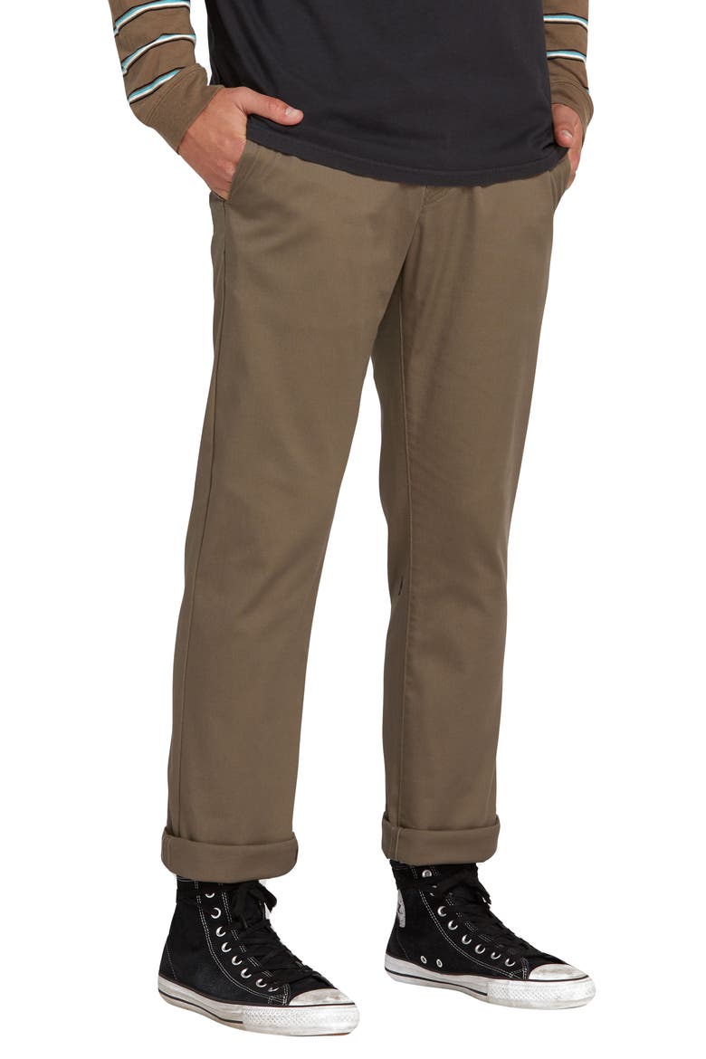 Frickin Modern Stretch Chino Pants, Main, color, MUSHROOM