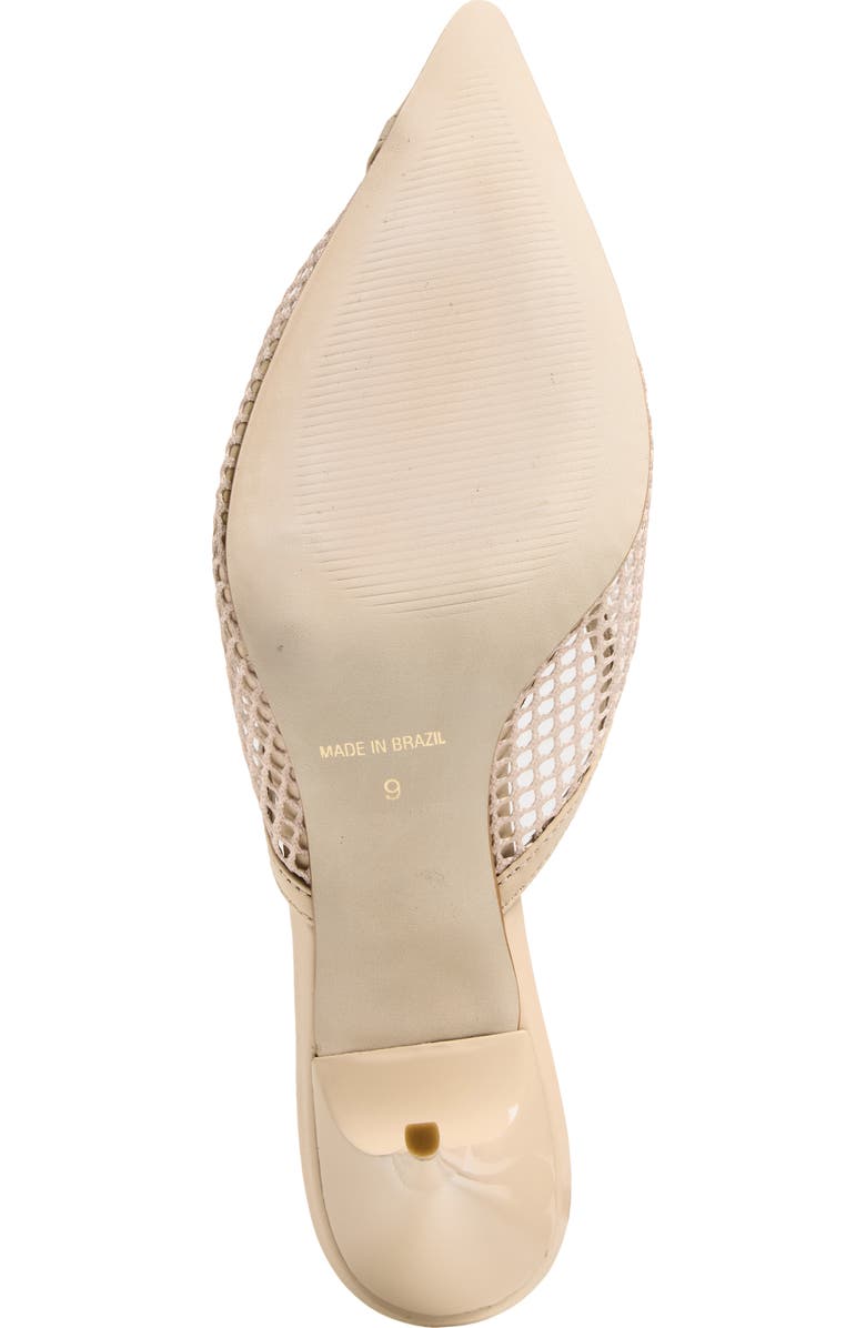 KOKO + PALENKI Peoni Pointed Toe Mule, Alternate, color, Nude Leather