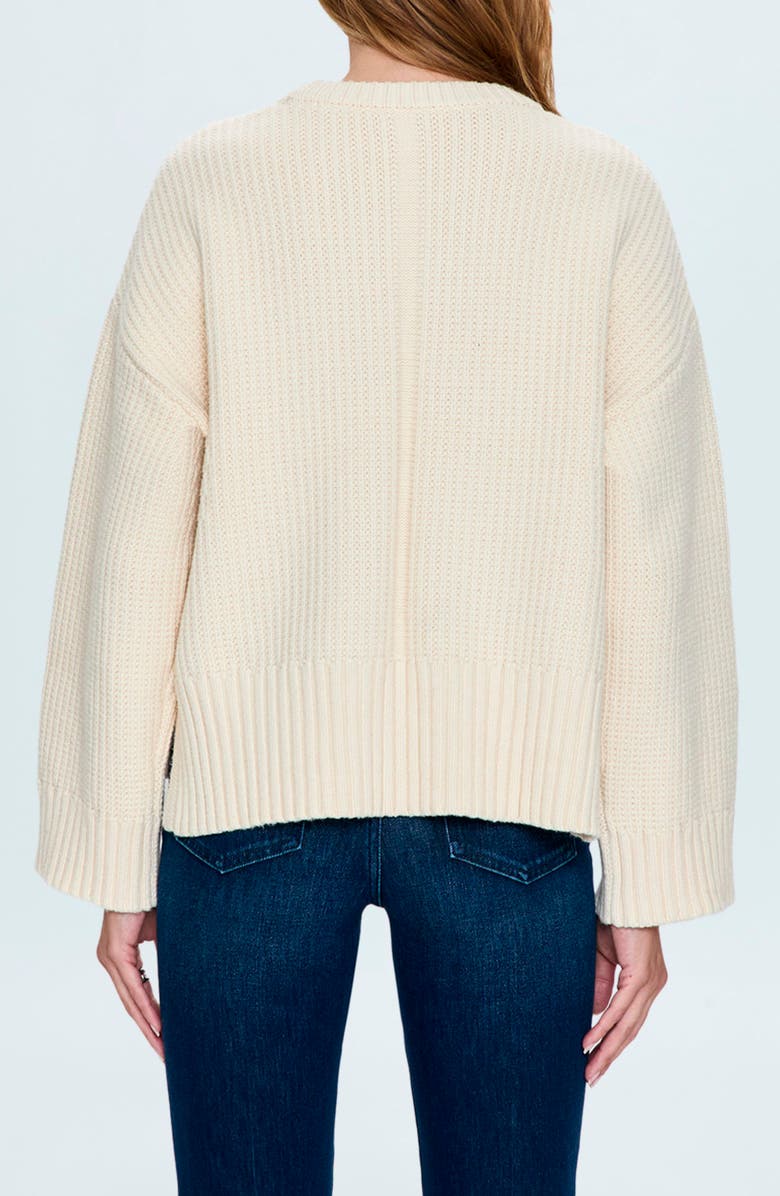 Pistola Leigh Cotton Blend Sweater, Alternate, color, Ivory
