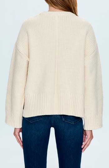 【送料&関税込】Maison KitsunAC Ivory Cotton Blend Sweater Pistola Leigh Cotton Blend Sweater | Nordstromrack