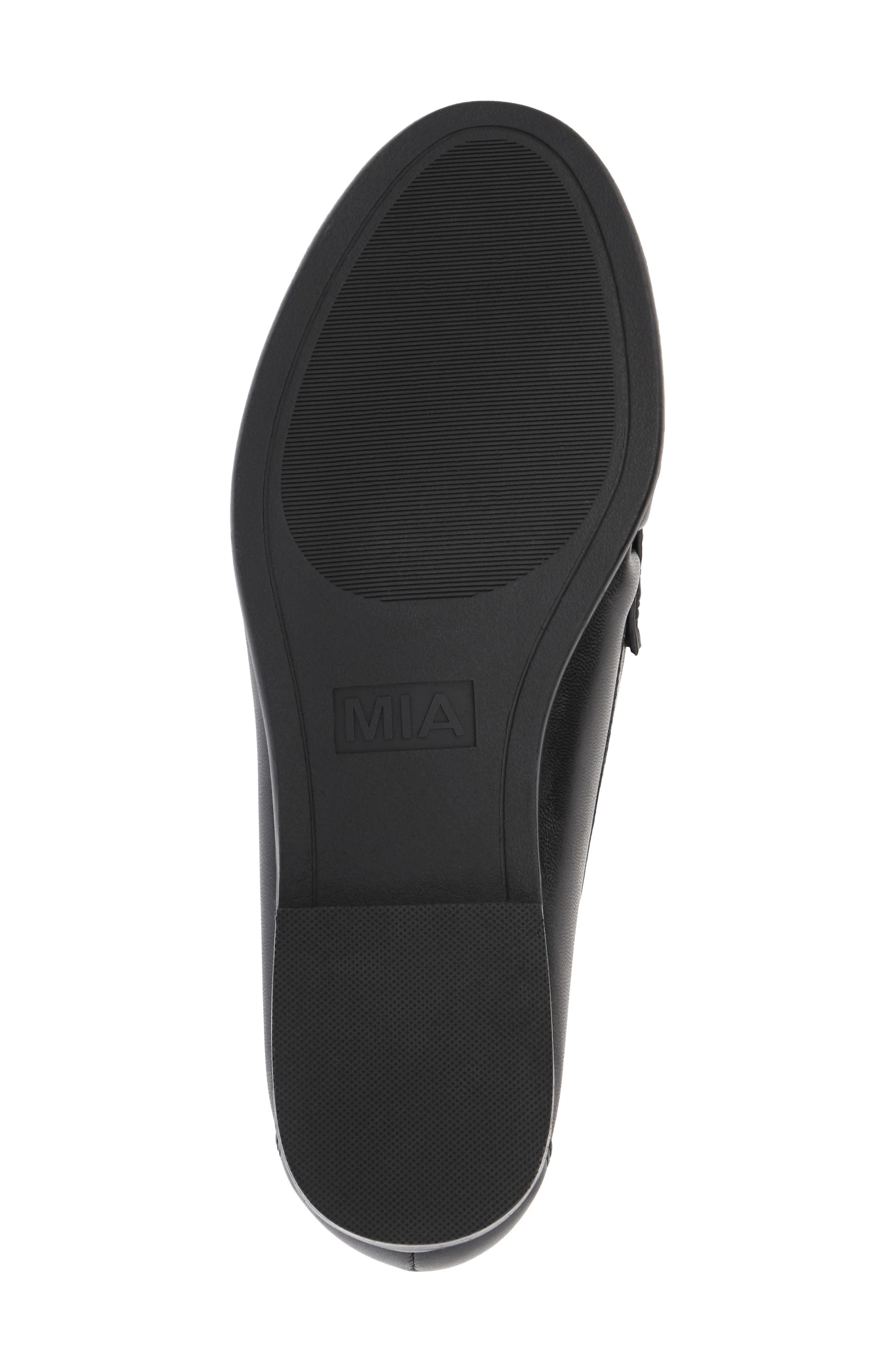 Carrson-P Faux Leather Penny Loafer, Alternate, color, BLACK