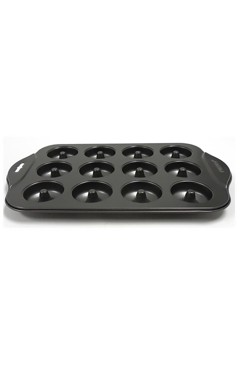 Norpro Nonstick 12-Cavity Mini Donut Pan, Alternate, color, Black