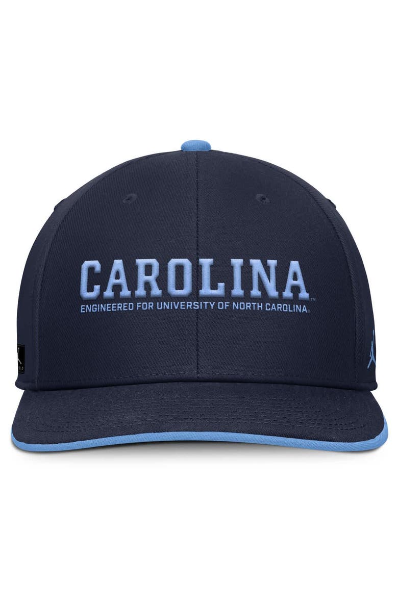 Jordan Brand Men's Jordan Brand Navy North Carolina Tar Heels 2025 On-Field Pro Performance Adjustable Hat, Alternate, color, 