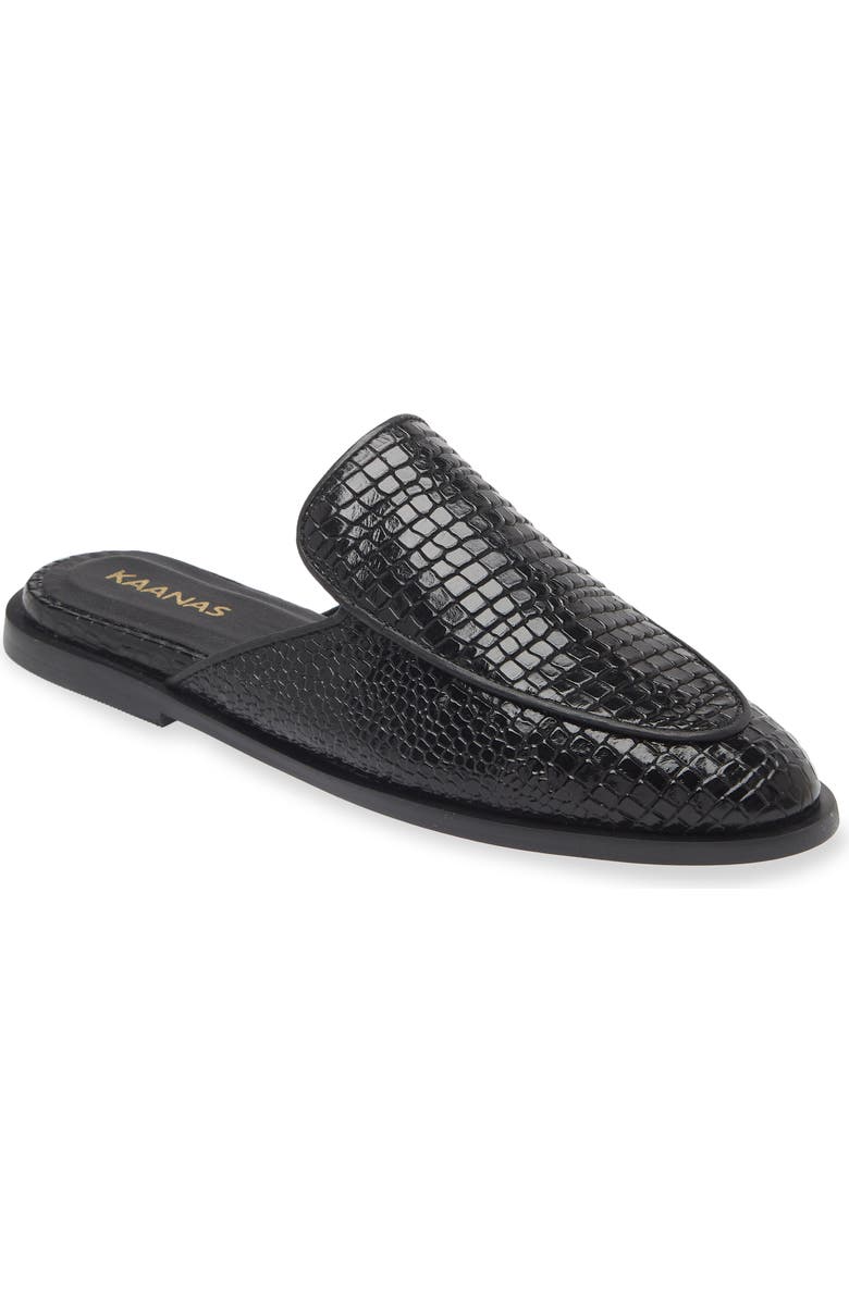 Kaanas Sardinia Croc Embossed Mule, Main, color,