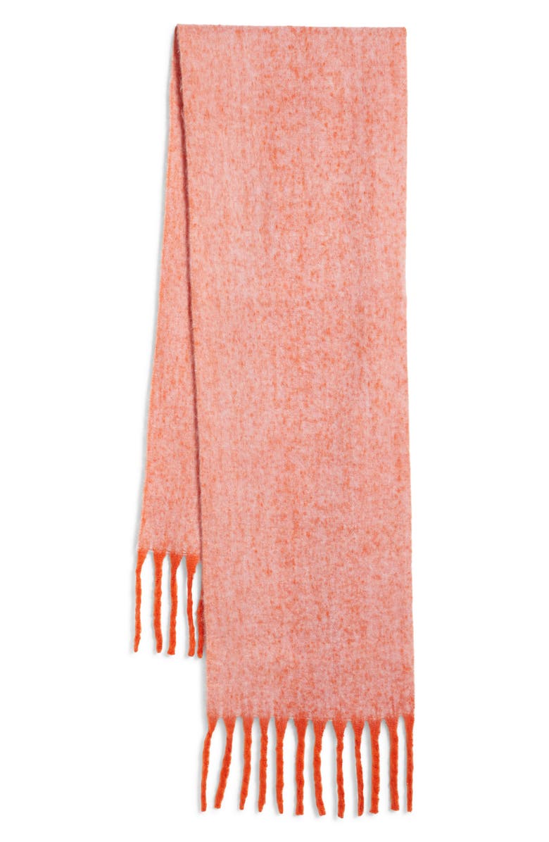 Free People Winter Chill Blanket Scarf, Alternate, color, Pink