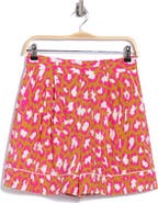 DVF Balbino High Waist Leopard Print Shorts