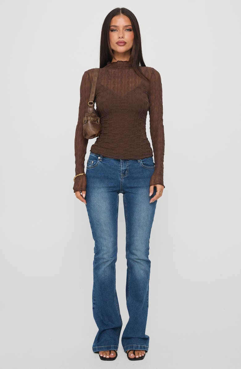 Princess Polly Fabiana Texture Layering Top, Alternate, color, 