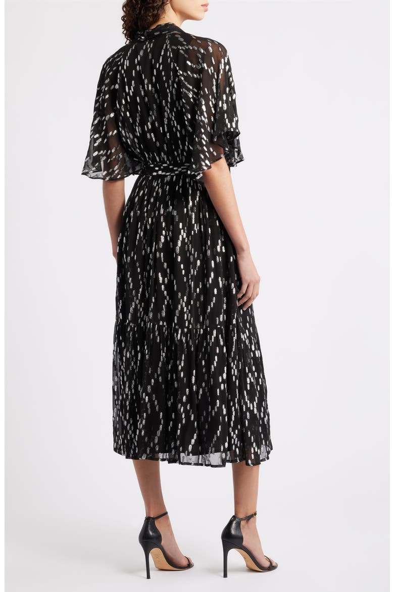 Bex Metallic Dot Shirtdress, Alternate, color, BLACK MULTI