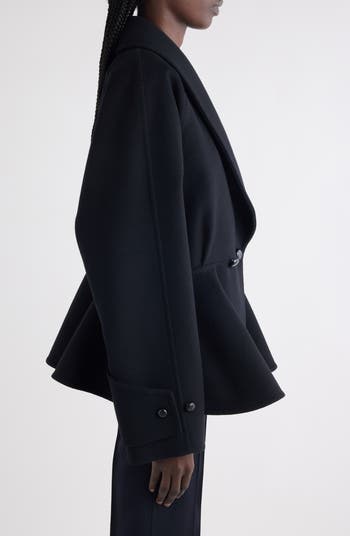 Chloé Double Breasted Wool Peplum Jacket | Nordstrom