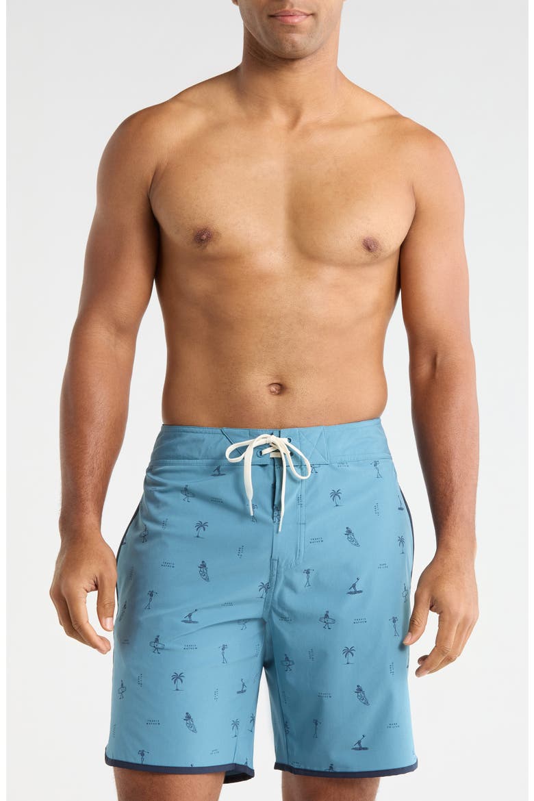 Shred It Board Shorts, Main, color, CAPTAINS BLUE