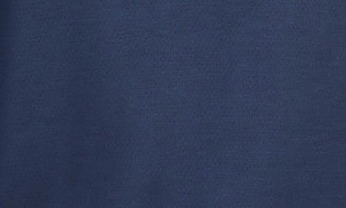 Tailorbyrd Mélange Mesh Performance Quarter Zip Pullover In Navy