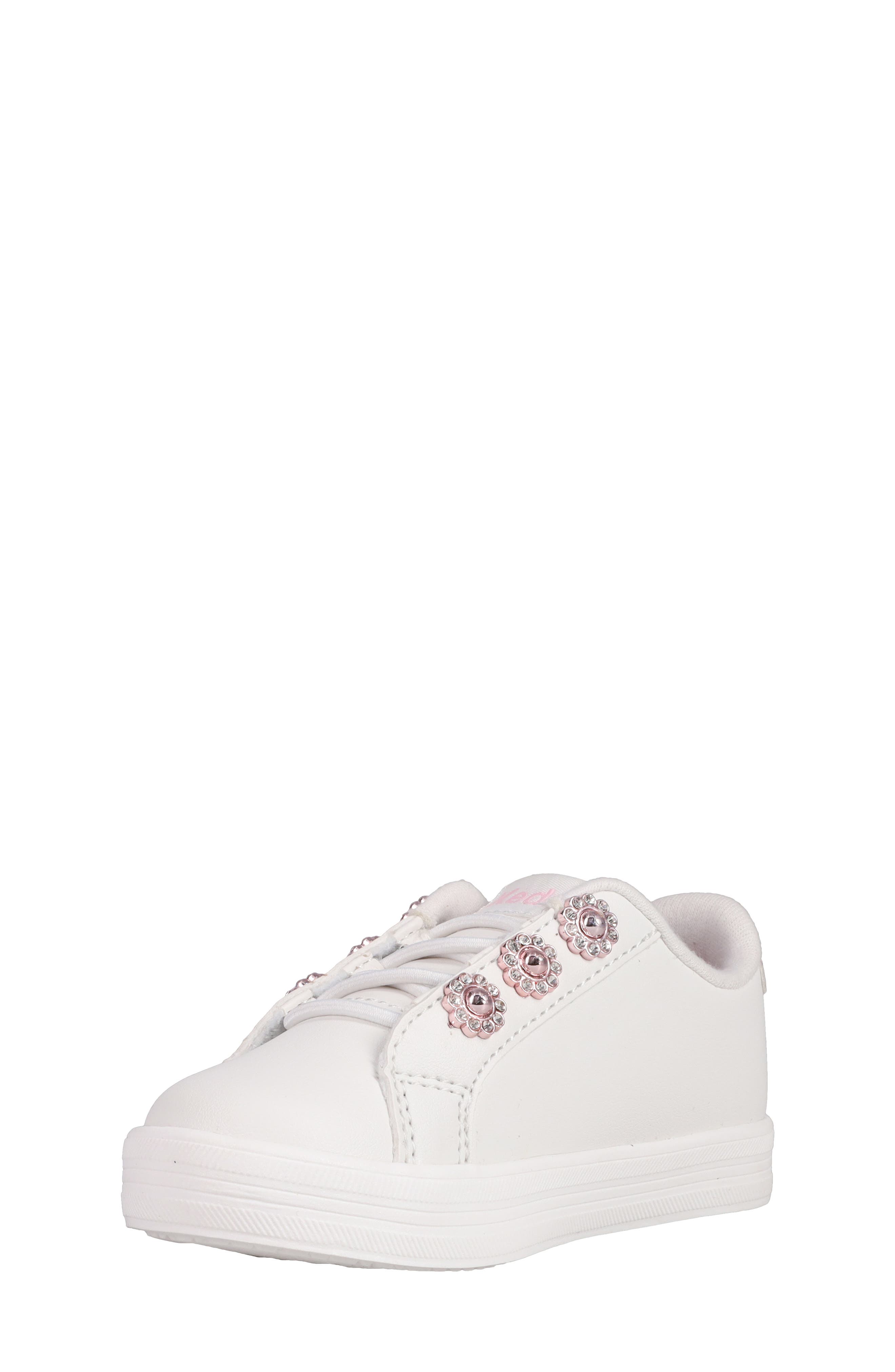 Kara Court Sneaker, Alternate, color, WHITE SMOOTH
