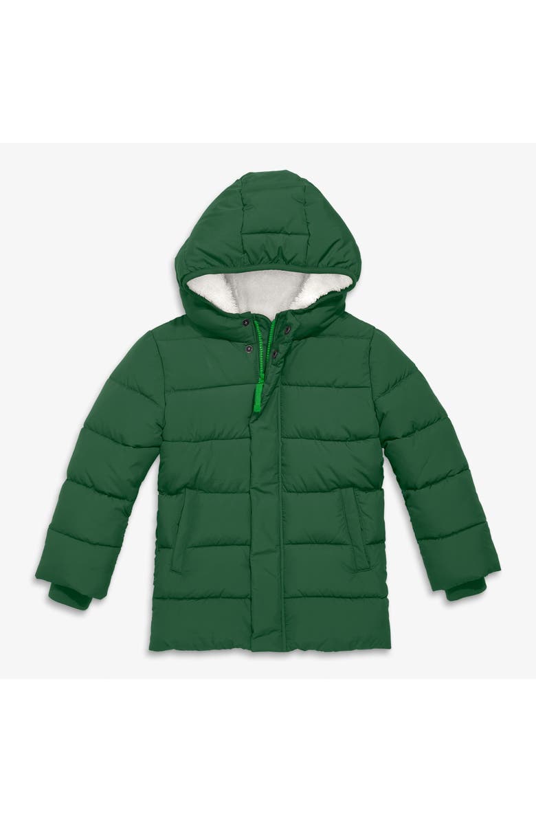 Primary Parka Puffer Coat, Main, color, Evergreen
