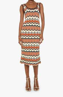 MOTHER Crochet Midi Dress