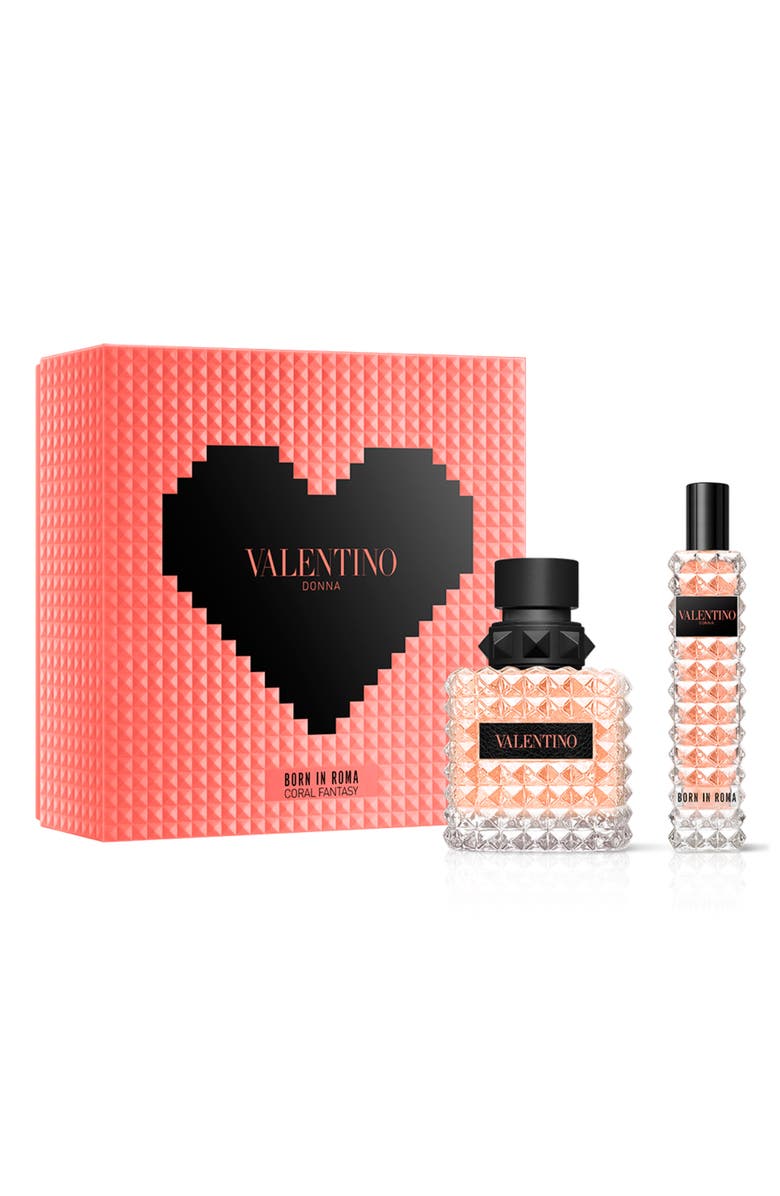 Valentino Donna Born in Roma Coral Fantasy Set USD $148 Value, Main, color, 