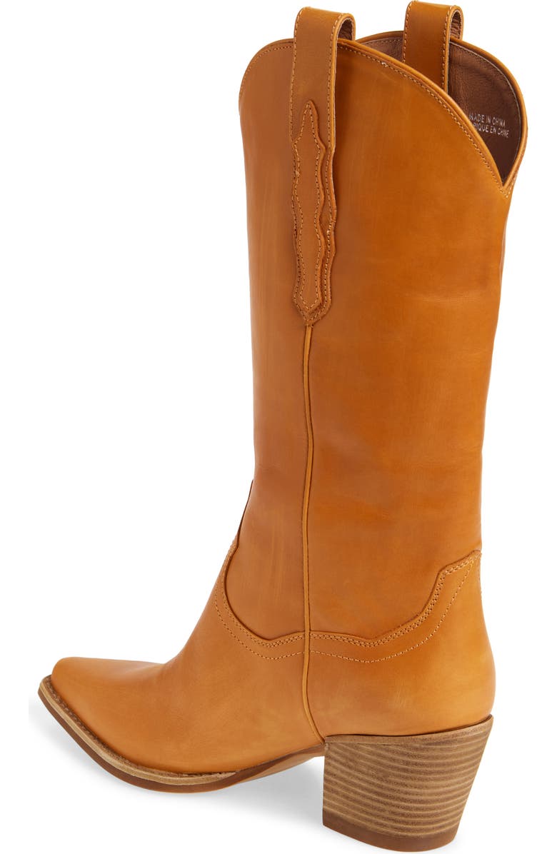 Jeffrey Campbell Dagget Western Boot, Alternate, color, Dark Beige Sanded