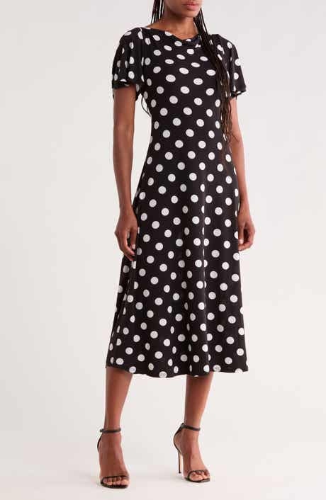 Flutter Sleeve Midi Dress