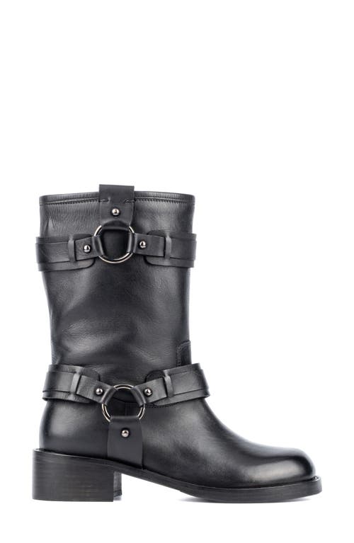 Vintage Foundry Augusta Harness Strap Boot In Black