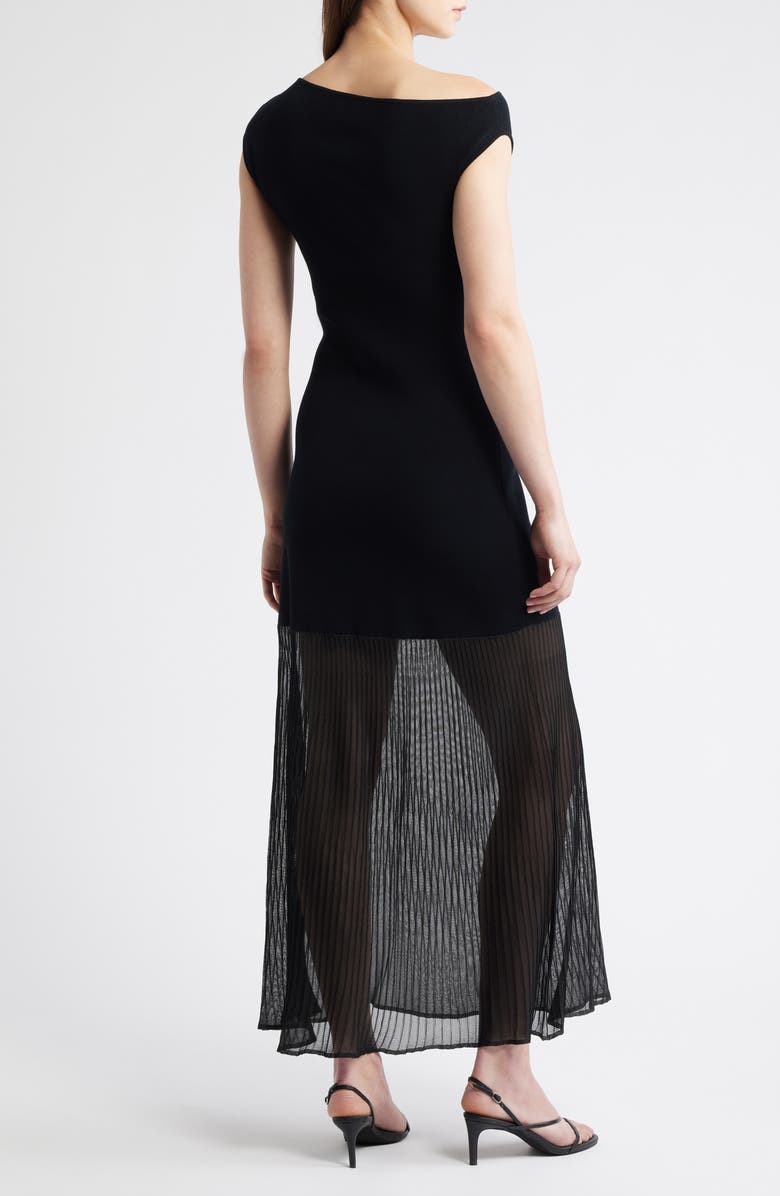 Rails Vinka Mixed Media Maxi Dress, Alternate, color, Black